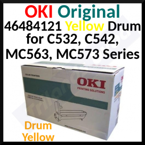 Oki 46484121 YELLOW ORIGINAL Imaging Drum (EP-Cartridge) - 30.000 Pages
