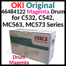 Oki 46484122 MAGENTA ORIGINAL Imaging Drum (EP-Cartridge) - 30.000 Pages