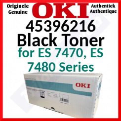 OKI 45396216 Black ES Original Toner Cartridge (15000 Pages) for Oki ES 7470, ES 7480