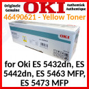 OKI 46490621 Original High Yield YELLOW Toner Cartridge (6000 Pages) for Oki ES5432dn, ES5442dn, ES5463 MFP, ES5473 MFP