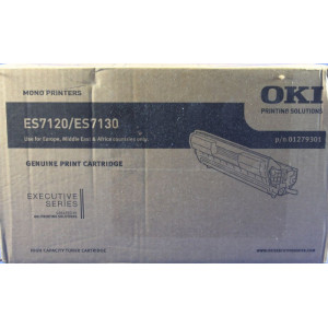 Oki 01279301 Black Original Toner Cartridge (25000 Pages) for Oki ES 7120, ES 7130