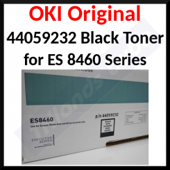 OKI 44059232 ORIGINAL BLACK ES Toner Cartridge (9000 Pages) for OKI ES 8460CDTN, 8460CDXN, 8460DN