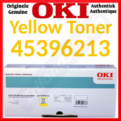 OKI 45396213 Yellow ES Original Toner Cartridge (11500 Pages) for OKI ES 7470dfn, ES 7470dn, ES 7480dfn