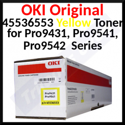 OKI 45536553 YELLOW ORIGINAL Toner Cartridge - 42.000 Pages