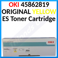 OKI 45862819 YELLOW ORIGINAL ES 8453 / ES 8473 / ES 8483 High Yield Toner Cartridge (10.000 Pages)