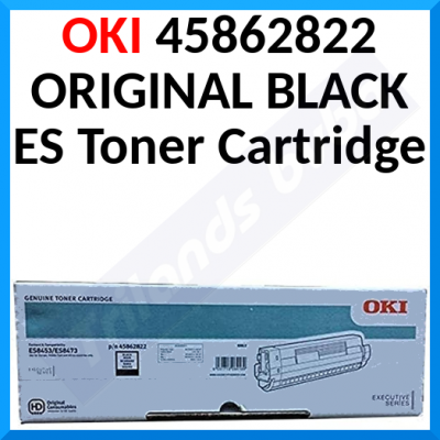 OKI 45862822 ORIGINAL BLACK ES Toner Cartridge (15000 Pages) for Oki ES 8453dn, ES 8453dnct, ES 8453dnv, ES 8473dn, ES 8473dnct, ES 8473dnv ES 8483 Series