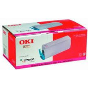 Oki 41304210 MAGENTA Original Toner Cartridge (10.000 Pages) for Oki C7000, C7000n, C7000s, C7200dn, C7200n, C7200ns, C7400dn, C7400n, C7400ns, C7400dxn