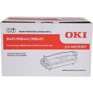 Oki 44574307 BLACK Original Imaging Drum (EP-Cartridge) 25.000 Pages - for B401d, 401dn; MB441, 441-L, 451, 451-L, 451W