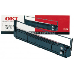 OKI 09002308 Black Original Microline ML3410 Fabric Ribbon (10 Million Strikes)