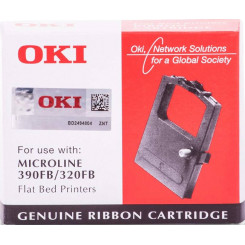 Oki 09002310 BlacK Fabric Ribbon (upto 2 Million Strikes) for Oki ML-320FB, ML-390FB
