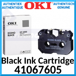 Oki 41067605 Econo Black Original Ink Ribbon Cartridge - Special Sellout Price
