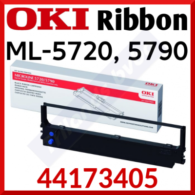 Oki 44173405 Black Ink Original Ribbon for Oki Microline ML-5720, ML-5720eco, ML-5790, ML-5790eco