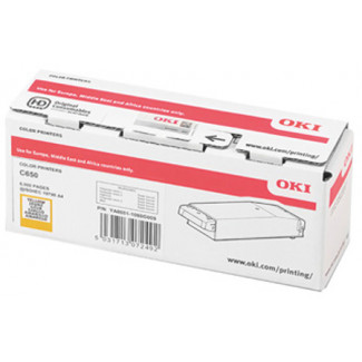 OKI 09006129 YELLOW Original Toner Cartridge (6.000 Pages) for Oki C650