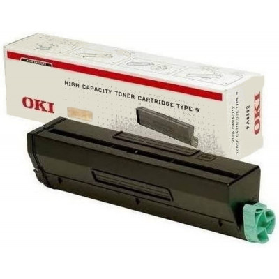 OKI 01103402 BLACK Original High Capacity Toner Cartridge Type 9 (3.000 Pages)