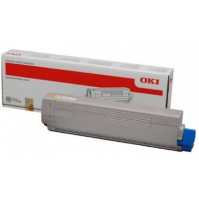 OKI 46471113 Yellow Original Toner Cartridge - 5000 Pages - for OKI C813n