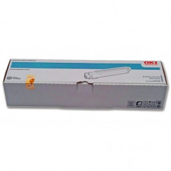 OKI 43837107 Cyan Original Toner Cartridge - 16500 Pages - for OKI ES 3640a3 - System 1, ES 3640a3 - System 3