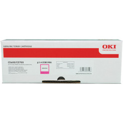 Oki 43381906 MAGENTA ORIGINAL Toner Cartridge (2.000 Pages)