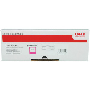 Oki 43381906 MAGENTA ORIGINAL Toner Cartridge (2.000 Pages)