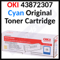 Oki 43872307 CYAN ORIGINAL Toner Cartridge (2.000 Pages)