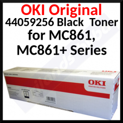 Oki 44059256 Black High Yield Original Toner Cartridge (9500 Pages) for Oki MC861, MC861n, MC861dn, MC861dtn, MC861cdtn, MC861cxth, MC861+, MC861+n, MC861+dn, MC861+dtn, MC861+cdtn, MC861+cxth