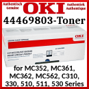 Oki 44469803 Original BLACK Toner Cartridge (3500 Pages) for Oki C310dn, C330dn, C331dn, C510dn, C511dn, C530dn, C531dn, MC351dn, MC352dn, MC361dn, MC362dn, MC561dn, MC562dnw