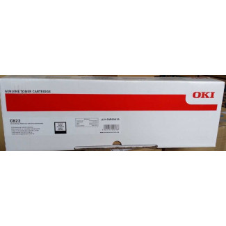 Oki 44844616 BLACK Original Toner Cartridge (7.300 Pages) for Oki C822, C822n, C822dn