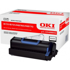 Oki 45488802 Black Original Toner Cartridge (18000 Pages)