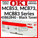 Oki 45862840 Black Original Toner Cartridge (7000 Pages) for Oki MC853dn, MC853dnct, MC853dnv, MC873dn, MC873dnct, MC873dnv, MC873dnx