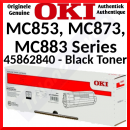 Oki 45862840 Original BLACK Toner Cartridge (7000 Pages) for Oki MC853dn, MC853dnct, MC853dnv, MC873dn, MC873dnct, MC873dnv, MC873dnx