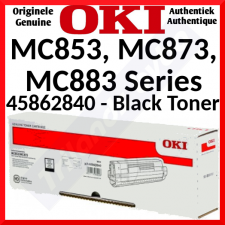 Oki MC853 / MC873 Original BLACK Toner Cartridge 45862840 (7.000 Pages)