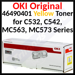 OKI 6490401 YELLOW Original Toner Cartridge (1.500 Pages)