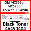 OKI 46490404 Black Original Toner Cartridge (1500 Pages)