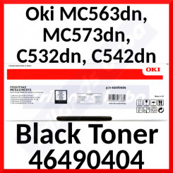 OKI (46490404) Original BLACK Toner Cartridge (1500 Pages)