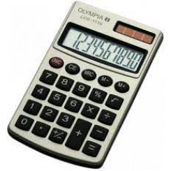 OLYMPIA LCD1110 CALCULATOR SILVER 941901000 10digits display