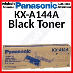 Panasonic KX-A144A Black Original Toner Cartridge (2000 Pages) for Panafax KXF-2900, KXF-3000, KXF-3100, KX-P-4400, KX-P-4401, KX-P-5400, KX-P-5400M1, KX-SP-100, KX-SP-100PFC, KV-F511