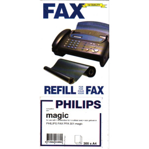 Philips PFA301 Black Thermal Transfer Fax Compatible Ribbon