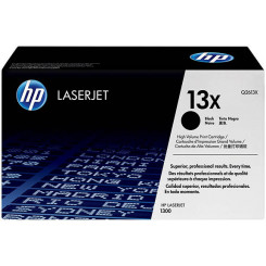 HP 13X Black Original LaserJet Toner Cartridge Q2613X (4000 Pages) for HP LaserJet 1300, 1300n, 1300se, 1300xi