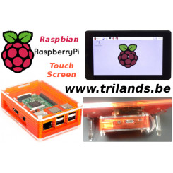Raspberry Pi 3B + 7 Inch Touch Screen Point of Sale (POS)  for Zebra Food Content Printing System. (Food Industry)