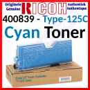 Ricoh 400839 CYAN Original Toner Cartridge Type-125 (5.000 Pages)