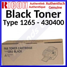 Ricoh Type 1265 BLACK ORIGINAL Toner Cartridge 430400 (4.300 Pages)