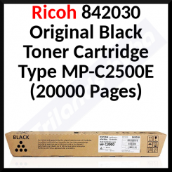 Ricoh 842030 Original Black Toner Cartridge Type MP-C2500E (20000 Pages)