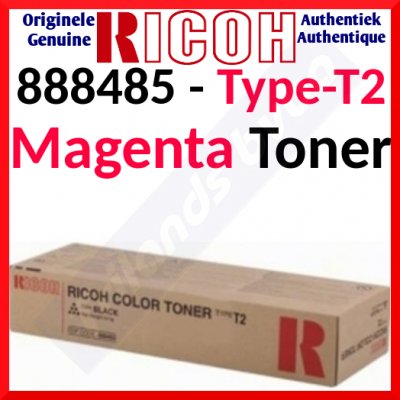 Ricoh 888485 MAGENTA High Yield Original Toner Cartridge Type T2 (17.000 Pages)