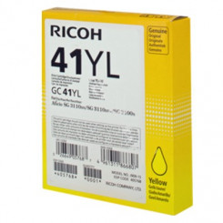 Ricoh 405768 Yellow Original Gel Ink Cartridge GC41YL (600 Pages) for Ricoh SG-2100N Series