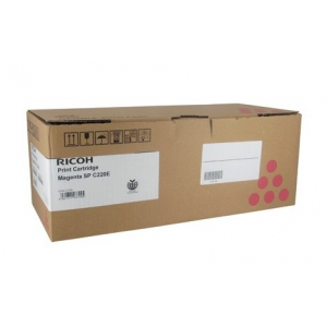 Ricoh 406054 Magenta Original Toner Cartridge Type SPC220E (2000 Pages) for Ricoh Aficio SP-C220dn, SP-C220s, SP-C221sf, SP-C222dn, SP-C222sf, SP-C240dn, SP-C240sf