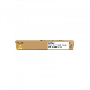 Ricoh 842466 RICOH MPC2030 TONER YELLOW HC Type MPC2551E 9500pages high capacity