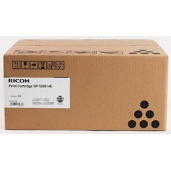 Ricoh 406685 Black Toner Original Cartridge Type SP-5200 (25000 Pages) for Ricoh Aficio SP-5200DN, SP-5210DN, SP-5210SF, SP-5210SR