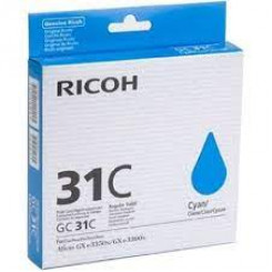 Ricoh 405689 CYAN Original GEL GC31C Ink Cartridge - 1.920 Pages