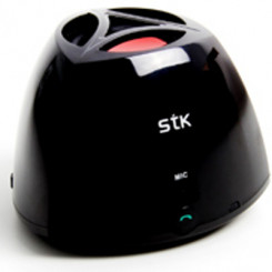 Santok Bluetooth Portable 2-way Speaker - Speak & Listen - Black