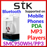Santok Bluetooth White Portable 2-way Speaker - Speak & Listin