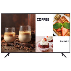 Samsung BE75C-H - 75" Diagonal Class BEC-H Series LED-backlit LCD TV - Crystal UHD - digital signage - Smart TV - Tizen OS - 4K UHD (2160p) 3840 x 2160 - HDR - black